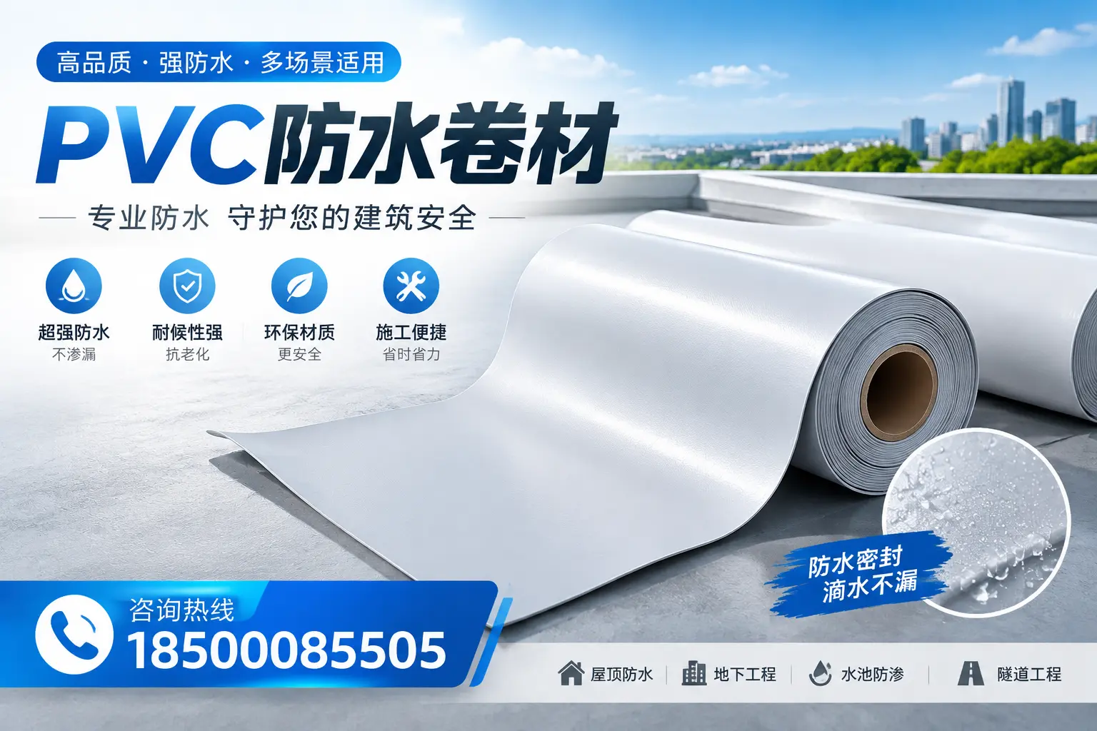 PVC防水卷材的市场竞争分析，桂林品牌选择参考